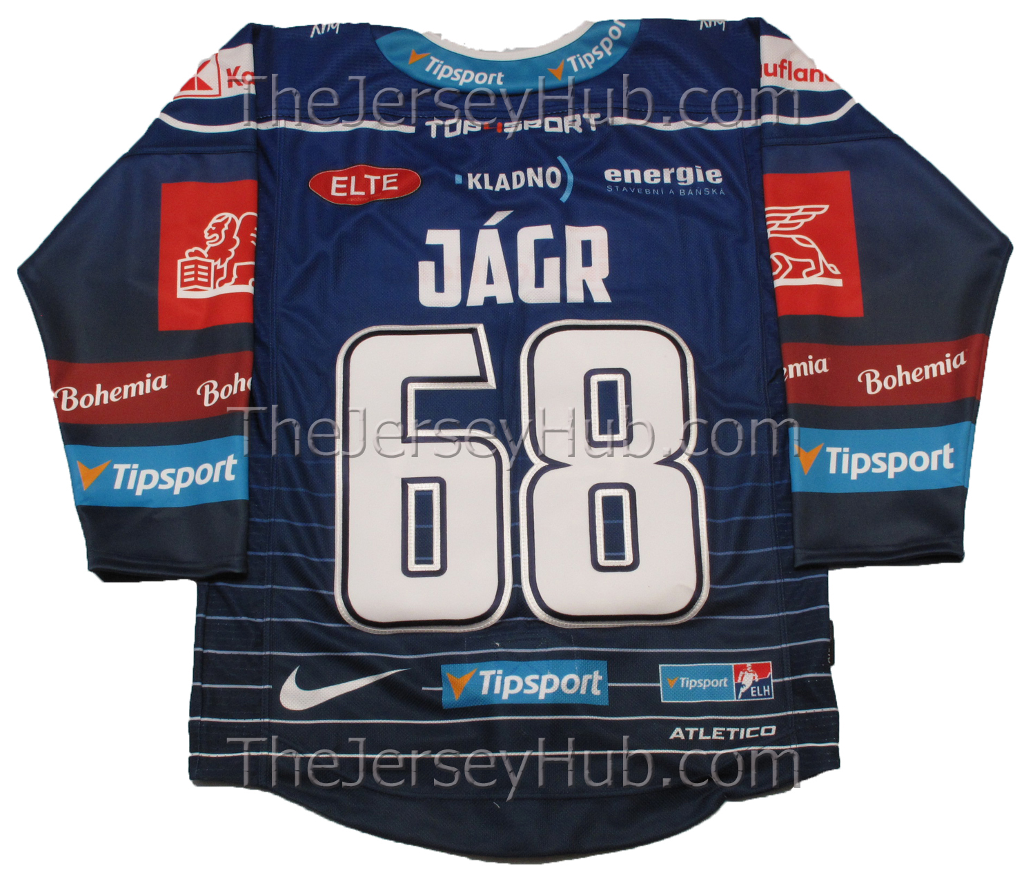 Rytiri Kladno Knights 2022-23 Czech Extraliga PRO Hockey Jersey Jaromir  Jagr Dark