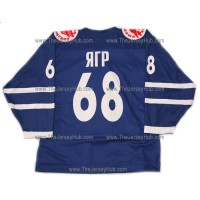 KHL All Star Game 2009 Russian Hockey Jersey Jagr Dark