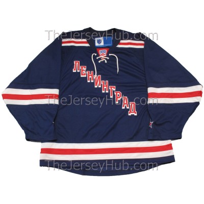 SKA St. Petersburg Leningrad KHL PRO Hockey Jersey Dark