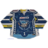 HC Vagnerplast Kladno 2010-11 Czech Extraliga #1 Goalie Hockey Jersey Dark HC Vagnerplast Kladno 2010-11 Czech Extraliga #1 Goalie Hockey Jersey Dark
