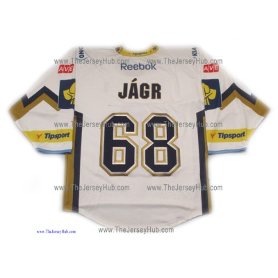 Rytiri Kladno Knights 2012-13 Czech Extraliga PRO Hockey Jersey Jaromir Jagr Light Rytiri Kladno Knights 2012-13 Czech Extraliga PRO Hockey Jersey Jaromir Jagr Light