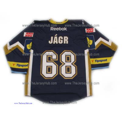 Rytiri Kladno Knights 2012-13 Czech Extraliga PRO Hockey Jersey Jaromir Jagr Dark Rytiri Kladno Knights 2012-13 Czech Extraliga PRO Hockey Jersey Jaromir Jagr Dark