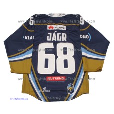 Rytiri Kladno Knights 2017-18 Czech Extraliga PRO Hockey Jersey Jaromir Jagr Dark