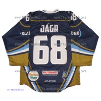 Rytiri Kladno Knights 2018-19 Czech Extraliga PRO Hockey Jersey Jaromir Jagr Dark