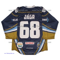 Rytiri Kladno Knights 2018-19 Czech Extraliga PRO Hockey Jersey Jaromir Jagr Dark