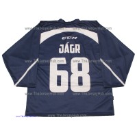 Rytiri Kladno Knights Czech Extraliga Practice Hockey Jersey Jaromir Jagr Dark
