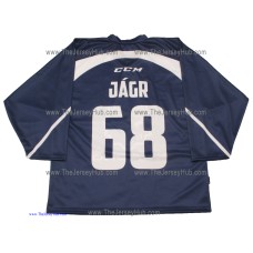 Rytiri Kladno Knights Czech Extraliga Practice Hockey Jersey Jaromir Jagr Dark