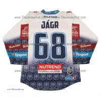 Rytiri Kladno Knights 2019-20 Czech Extraliga Hockey Jersey Jaromir Jagr Light