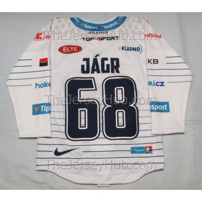 Rytiri Kladno Knights 2023-24 Czech Extraliga PRO Hockey Jersey Jaromir Jagr Light Rytiri Kladno Knights 2023-24 Czech Extraliga PRO Hockey Jersey Jaromir Jagr Light
