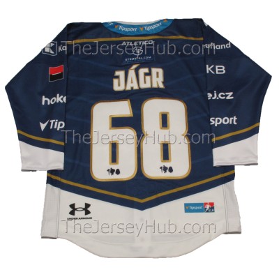 Rytiri Kladno Knights 2024-25 Czech Extraliga PRO Hockey Jersey Jaromir Jagr Dark Rytiri Kladno Knights 2024-25 Czech Extraliga PRO Hockey Jersey Jaromir Jagr Dark