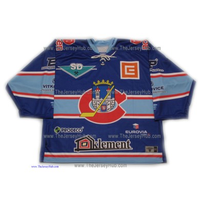 KLH Khomutov 2010-11 Czech Extraliga #1 Goalie Czech Hockey Jersey Dark KLH Khomutov 2010-11 Czech Extraliga #1 Goalie Czech Hockey Jersey Dark