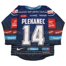Rytiri Kladno Knights 2022-23 Czech Extraliga PRO Hockey Jersey Tomas Plekanec Dark