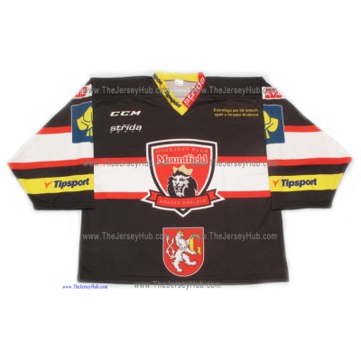HC Mountfield 2013-14 Czech Extraliga #1 Czech Hockey Jersey Dark HC Mountfield 2013-14 Czech Extraliga #1 Czech Hockey Jersey Dark