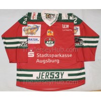 AEV-1878 Augsburger Panther DHL German Game Worn Hockey Jersey Dark #22 AEV-1878 Augsburger Panther DHL German Game Worn Hockey Jersey Dark #22