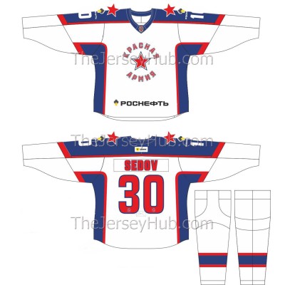 Red Army Moscow Junior Hockey League 2025-26 Russian Hockey Jersey Light Red Army Moscow Junior Hockey League 2025-26 Russian Hockey Jersey Light