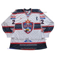 CSKA Moscow 2008-09 Russian Hockey Jersey Konstantin Korneyev Light