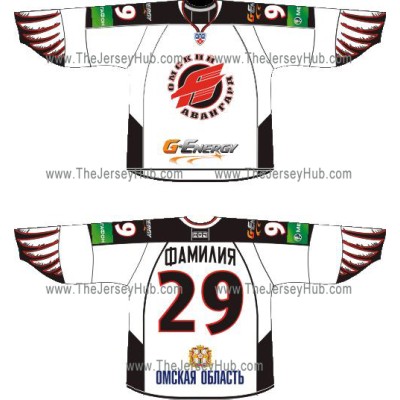 Avangard Omsk 2010-11 Russian Hockey Jersey Light Avangard Omsk 2010-11 Russian Hockey Jersey Light