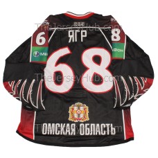 Avangard Omsk 2010-11 Russian Professional Hockey Jersey Jagr Dark Avangard Omsk 2010-11 Russian Professional Hockey Jersey Jagr Dark