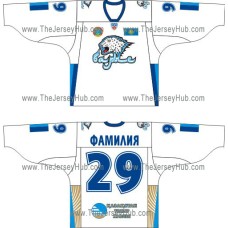 Barys Astana 2010-11 Russian Hockey Jersey Light