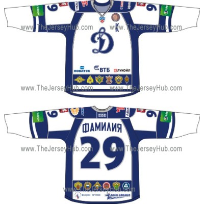 Dynamo Dinamo Moscow 2010-11 Russian Hockey Jersey Light Dynamo Dinamo Moscow 2010-11 Russian Hockey Jersey Light