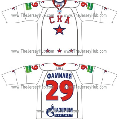 SKA St. Petersburg 2010-11 Russian Hockey Jersey LIght SKA St. Petersburg 2010-11 Russian Hockey Jersey LIght