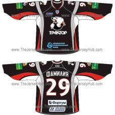 Traktor Tractor Chelyabinsk 2010-11 Russian Hockey Jersey Dark