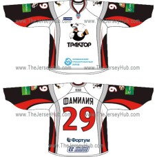Traktor Tractor Chelyabinsk 2010-11 Russian Hockey Jersey Light