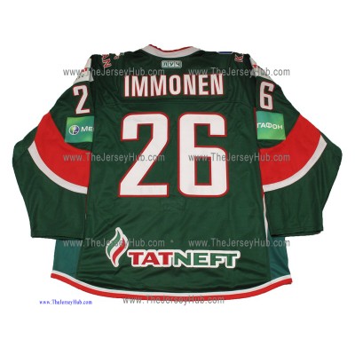 AK Bars Kazan 2011-12 Russian Hockey PRO Jersey Jarkko Immonen Dark AK Bars Kazan 2011-12 Russian Hockey PRO Jersey Jarkko Immonen Dark
