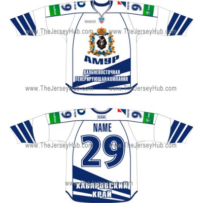 Amur Khabarovsk 2011-12 Russian Hockey Jersey Light