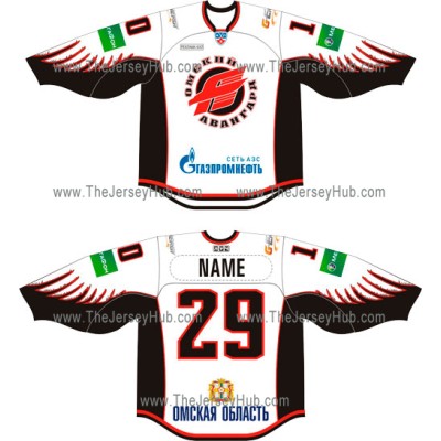 Avangard Omsk 2011-12 Russian Hockey Jersey Light