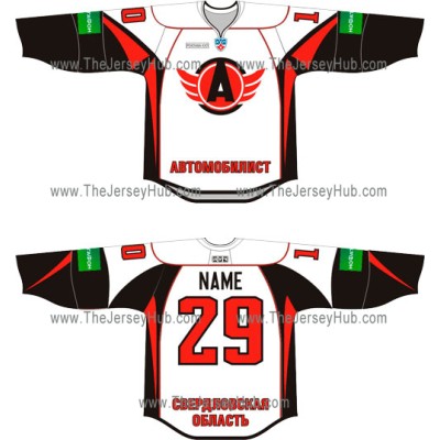 Avtomobilist Yekaterinburg 2011-12 Russian Hockey Jersey Light Avtomobilist Yekaterinburg 2011-12 Russian Hockey Jersey Light
