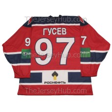 CSKA Moscow KHL 2011-12 Russian Hockey Jersey Nikita Gusev Dark