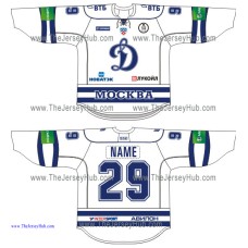 Dynamo Dinamo Moscow 2011-12 Russian Hockey Jersey Light
