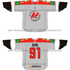 Metallurg Novokuznetsk 2011-12 Russian Hockey Jersey Light