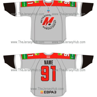 Metallurg Novokuznetsk 2011-12 Russian Hockey Jersey Light Metallurg Novokuznetsk 2011-12 Russian Hockey Jersey Light