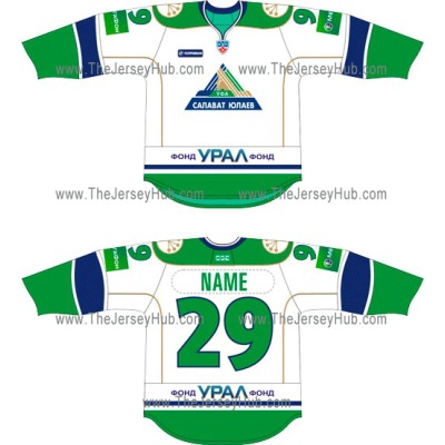 Salavat Yulaev Ufa 2011-12 Russian Hockey Jersey Light Salavat Yulaev Ufa 2011-12 Russian Hockey Jersey Light