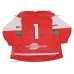 Spartak Moscow 2011-12 #1 Goalie Russian Hockey Jersey Dark Spartak Moscow 2011-12 #1 Goalie Russian Hockey Jersey Dark