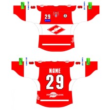 Spartak Moscow 2011-12 Russian Hockey Jersey Dark