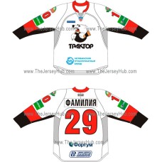 Traktor Tractor Chelyabinsk 2011-12 Russian Hockey Jersey Light