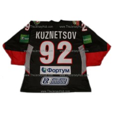 Traktor Tractor Chelyabinsk 2011-12 Russian Hockey Jersey Kuznetsov Dark