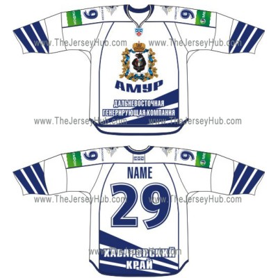 Amur Khabarovsk 2012-13 Russian Hockey Jersey Light