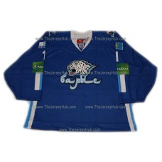 Barys Astana 2012-13 #1 Goalie Russian Hockey Jersey Dark
