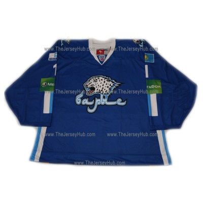 Barys Astana 2012-13 #1 Goalie Russian Hockey Jersey Dark Barys Astana 2012-13 #1 Goalie Russian Hockey Jersey Dark