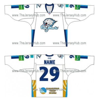 Barys Astana 2012-13 Russian Hockey Jersey Light Barys Astana 2012-13 Russian Hockey Jersey Light