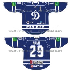 Dynamo Dinamo Moscow 2012-13 Russian Hockey Jersey Dark