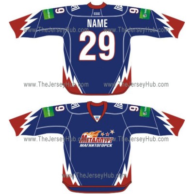 Metallurg Magnitogorsk 2012-13 Russian Hockey Jersey Dark Metallurg Magnitogorsk 2012-13 Russian Hockey Jersey Dark