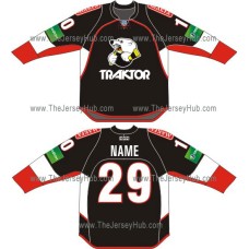 Traktor Tractor Chelyabinsk 2012-13 Russian Hockey Jersey Dark Kuznetsov Nichushkin