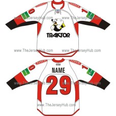 Traktor Tractor Chelyabinsk 2012-13 Russian Hockey Jersey Light  Kuznetsov Nichushkin