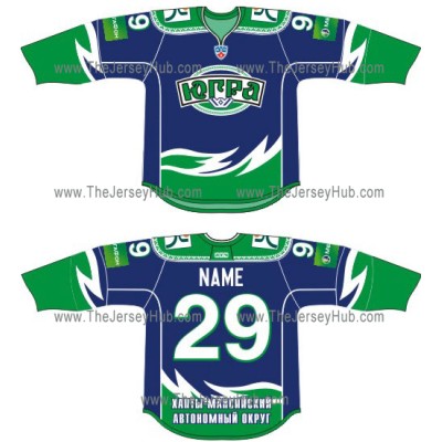 Yugra Khanty-Mansiysk 2012-13 Russian Hockey Jersey Dark Yugra Khanty-Mansiysk 2012-13 Russian Hockey Jersey Dark