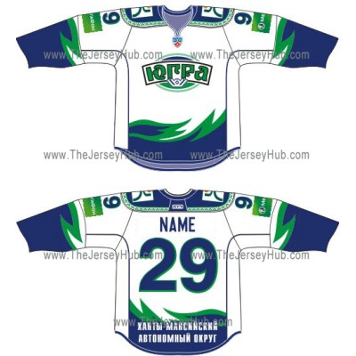 Yugra Khanty-Mansiysk 2012-13 Russian Hockey Jersey Light Yugra Khanty-Mansiysk 2012-13 Russian Hockey Jersey Light